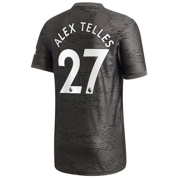 Maillot Football Manchester United NO.27 Alex Telles Exterieur 2020-21 Noir
